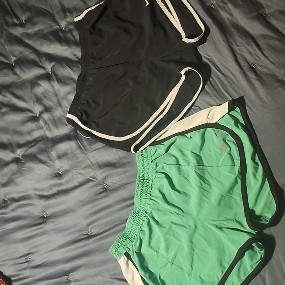 Bundle of BrooksGreen and Nike Black Athletic Shorts - Picture 1 of 6